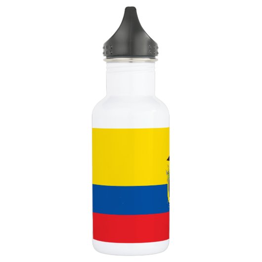 Ecuador Flag Waterfles (Links)