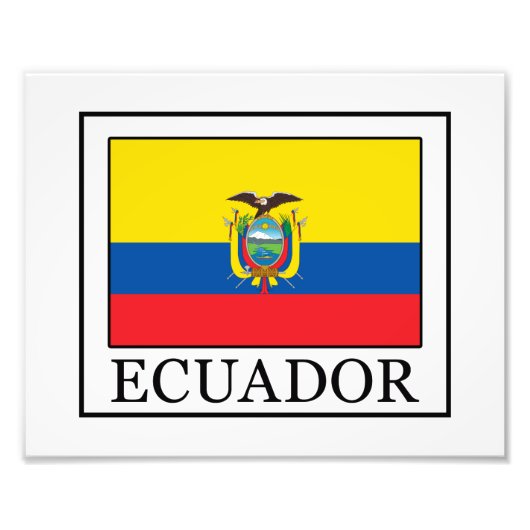 Ecuador Foto Afdruk (Voorkant)