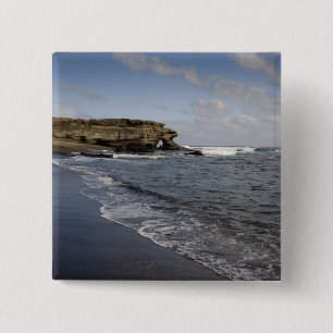 Ecuador, Galapagos, Santiago (ook bekend als James Vierkante Button 5,1 Cm