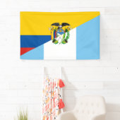 Ecuador Guatemala halve vlag Spandoek (Insitu)