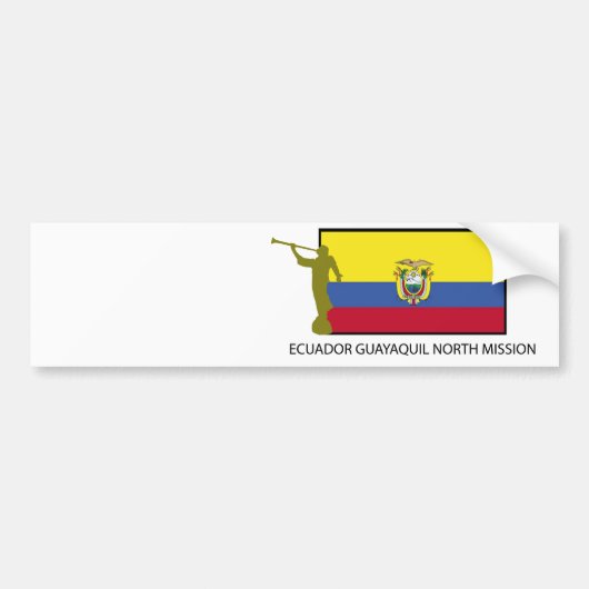 Ecuador Guayaquil North Mission CTR LDS Bumpersticker (Voorkant)