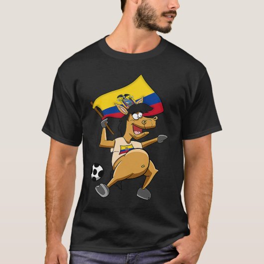Ecuador Horse Fan T-shirt (Voorkant)