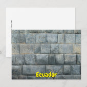 Ecuador Inca-wandkaart (Voorkant / Achterkant)