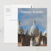 Ecuador - kathedraal van de bevruchting van het im briefkaart (Voorkant / Achterkant)