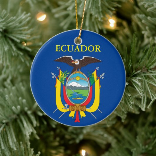 Ecuador keramisch kerstversiering ornament (Boom)