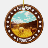 Ecuador Keramisch Ornament (Achterkant)