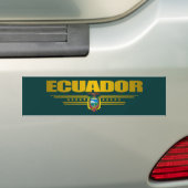 "Ecuador Pride" Bumpersticker (Op auto)