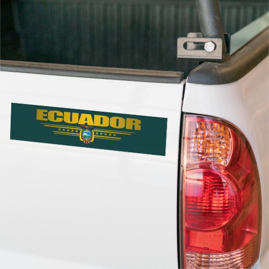 "Ecuador Pride" Bumpersticker (Op Truck)