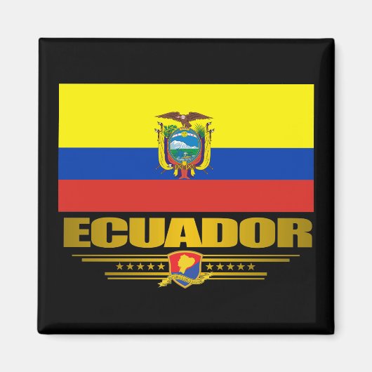 "Ecuador Pride" Magneet (Voorkant)