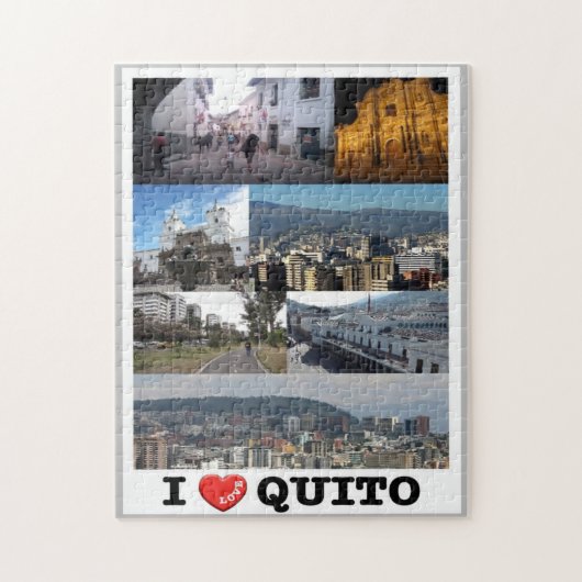Ecuador - Quito - I Love - Legpuzzel (Verticaal)