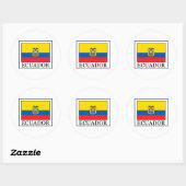 Ecuador Ronde Sticker (Vel)