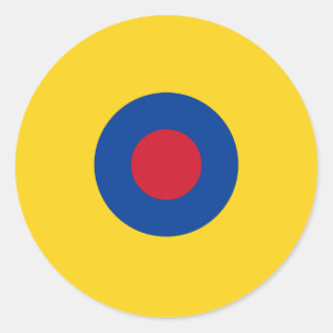 Ecuador rondel land vlag symbool leger ronde sticker