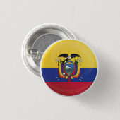 Ecuador Round Icon-vlag Ronde Button 3,2 Cm (Voorkant /achterkant)