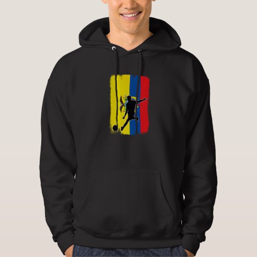 Ecuador Soccer Hoodie (Voorkant)