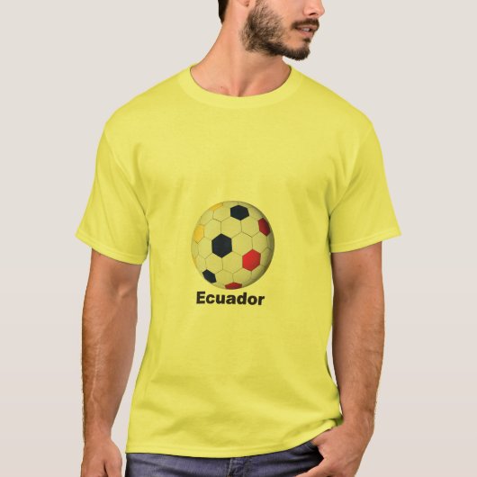 Ecuador Soccer T-shirt (Voorkant)