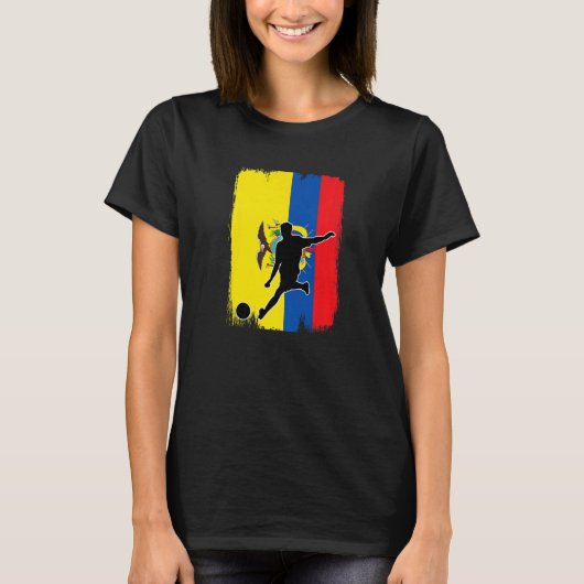 Ecuador Soccer T-shirt (Voorkant)
