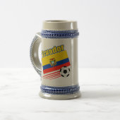 Ecuador Soccer Team Bierpul (Voorkant links)
