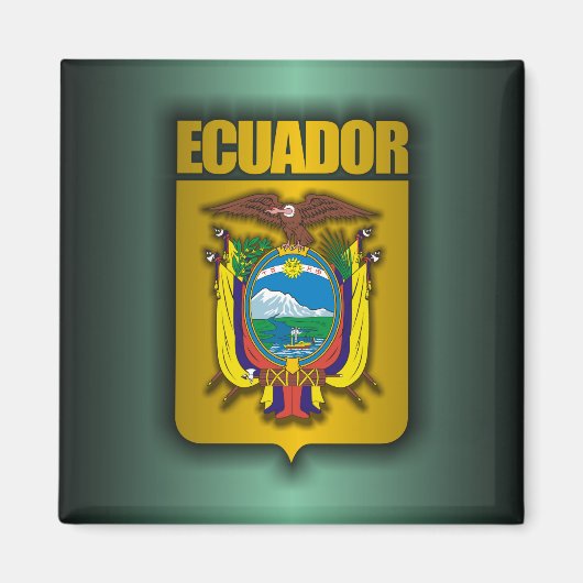 "Ecuador Steel" Magneet (Voorkant)