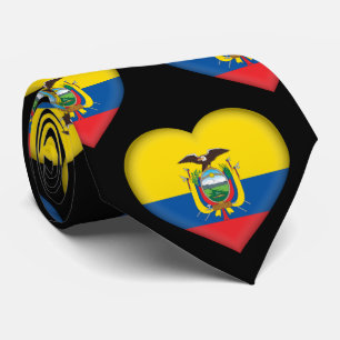 Ecuador Stropdas van de vlag van de kleuren van he