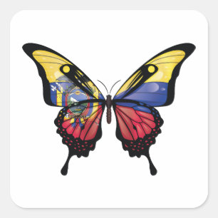 Ecuador Swallowtail Vlinder Vlag Sticker