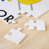 Ecuador - symbool/wapen/vlag/kleuren/embleem legpuzzel (Zijkant)