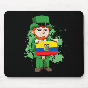 Ecuador Trotse Ecuadoraanse vlag St. Patrick's Day Muismat