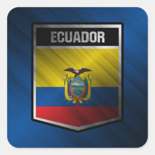 Ecuador Vierkante Sticker