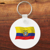 Ecuador Vlag Sleutelhanger (Voorkant)