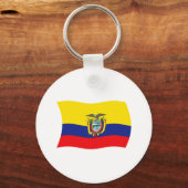 Ecuador Vlag Sleutelhanger (Voorkant)