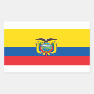 Ecuador* Vlag Sticker Bendera de Ecuador