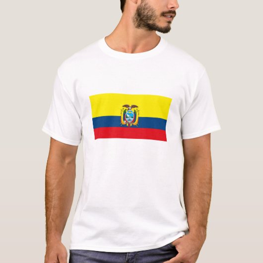 Ecuador Vlag T-shirt (Voorkant)