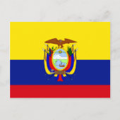 Ecuador - Vlag van hoge kwaliteit Briefkaart (Voorkant)