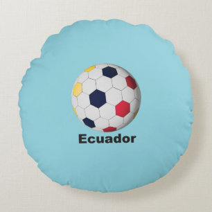 Ecuador Voetbal Rond Kussen