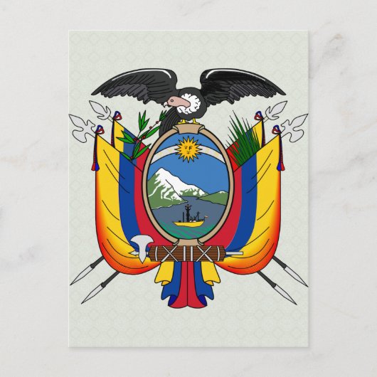 Ecuador wapendetaillijst briefkaart (Voorkant)