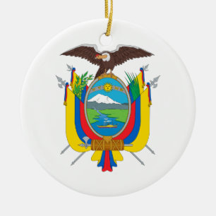Ecuador wapenstilstand keramisch ornament