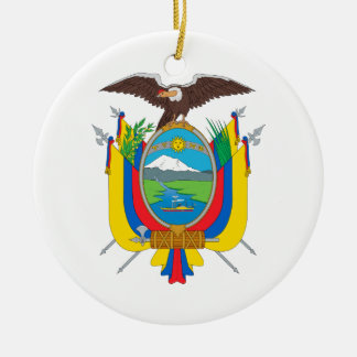 Ecuador wapenstilstand keramisch ornament