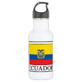 Ecuador Waterfles (Voorkant)
