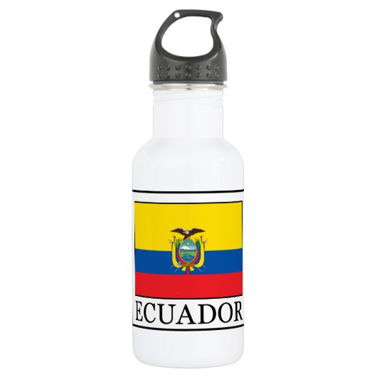 Ecuador Waterfles (Voorkant)