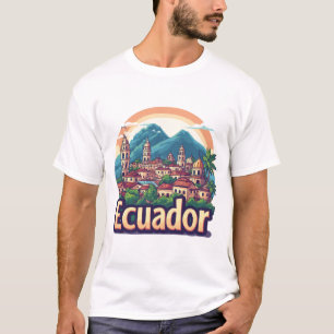 Ecuador Zuid-Amerika Souvenir 🗺️ T-shirt