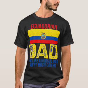Ecuadoraanse vader Ecuador - Vlaggenontwerp voor T-shirt