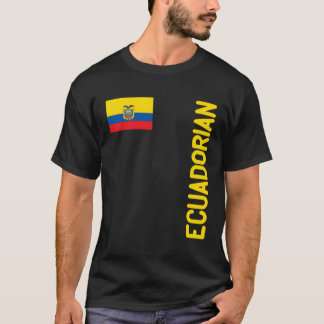 Ecuadoraanse vlag en Ecuador T-shirt