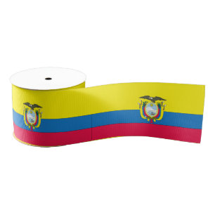 Ecuadoraanse vlag grosgrain lint