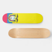 Ecuadoraanse vlag skateboard (Horizontaal)