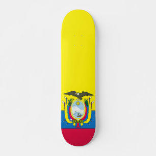 Ecuadoraanse vlag skateboard
