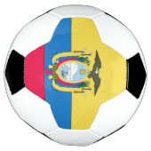 Ecuadoraanse vlag voetbal (Gedraaid)