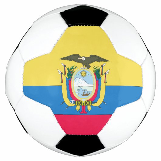Ecuadoraanse vlag voetbal (Voorkant)