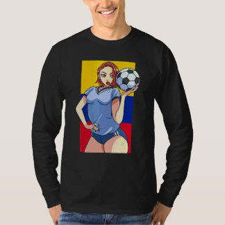 Ecuadoraanse Voetbalfan Voetbal Ecuador Trots Lati T-shirt
