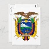 Ecuadoraanse wapenschild briefkaart (Voorkant / Achterkant)
