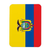 Ecuadorese vlag magneet (Verticaal)