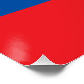 Ecuadorese vlag perfect poster (Hoek)